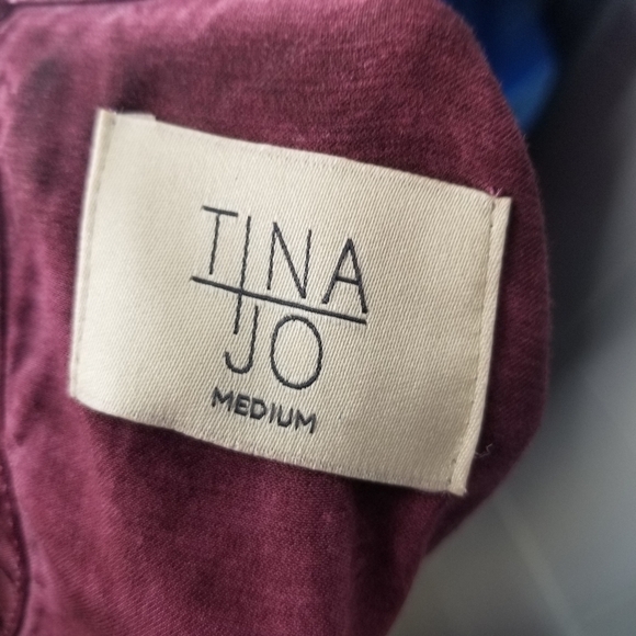 TINA + JO hand dyed sleeveless asymmetrical top usa - Picture 4 of 10